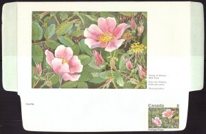 F1889   CANADA   Aerogramme      Provincial Flower - Alberta