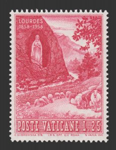 VATICAN CITY STAMP. SCOTT # 236. YEAR 1958. UNUSED