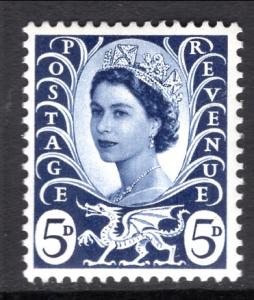 Great Britain Wales and Monmouth 11 MNH VF