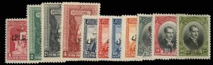 Turkey #648-658 Cat$120, 1927 Agricultural Exhibition, complete set, hinged