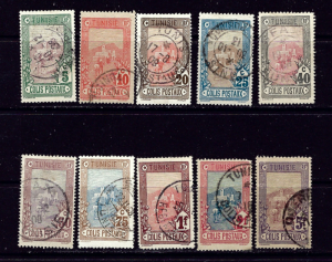 Tunisia Q1-10 Used 1906 set