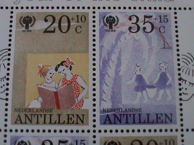 NETHELANDS-ANTILLEN 1979 SC#170a SURTAX FOR CHILDREN'S WELFARE-MNH S/S  VF