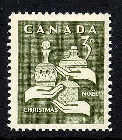 Canada #443 mint, Christmas