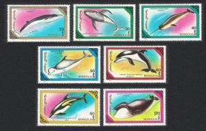 Mongolia Whales Dolphins Marine Mammals 7v SG#2113-2119