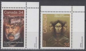 ZAYIX - 1986 Canada 1090-1091 MNH - Historical Figures / People 060222S179M