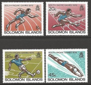 SOLOMON ISLANDS SG380/3 1979 SOUTH PACIFIC GAMES MNH
