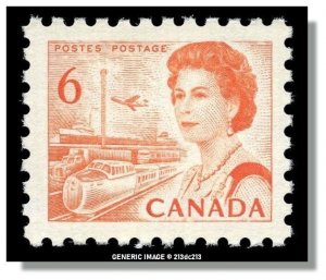 Canada - 459ii SE, DF, fluorescent ink MNH - QE II & Transportation (1968) 6¢