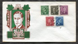 p503 - Canada 1949 FDC Cover - KGVI Birthday - Cachet by Ken Boll