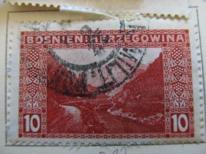 1906 Bosnia & Herzegovina 10h Fine Used Stamp A13P17F18-