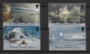 BRITISH ANTARCTIC TERR. SG315/8 2000 ANTARCTIC SYMPHONY MNH