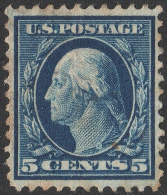 SC#504 5¢ Washington Single (1917) Used