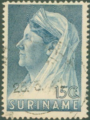 SURINAM 154 USED BIN $0.60