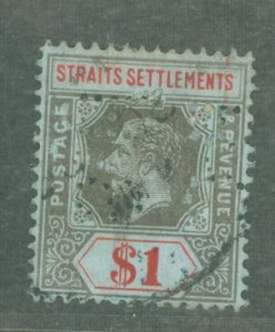 Straits Settlements #165 Used Single