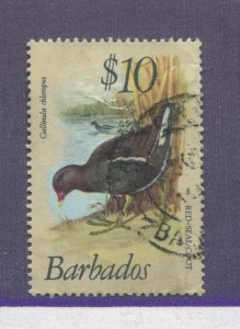 Barbados 1979 $10 used