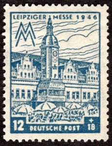 1946, Germany, 12+18pf, MH, Mi 163AY