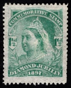 Pôster selo comemorativo do Jubileu de Diamante da Rainha Vitória 1897 Reino Unido 1897-