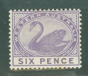 Western Australia #67 Unused Single