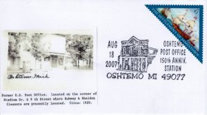 OSHTEMO POST OFFICE - OSHTEMO, MI  2007  FDC16887