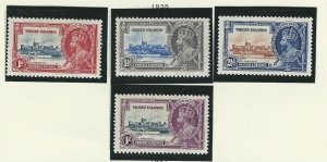 British Virgin Islands mh gum has tone s.c.# 69-72