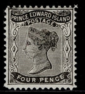 CANADA - Prince Edward Island QV SG31, 4d black, M MINT.