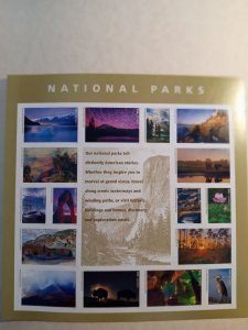 US# 5080, US National Park sheet of 16 @ .47c, Unused (2016)