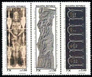 MUSOGRAD, MICRONATION - 2010-Religion in Balanda-Perf 3v Set-M N H-Private Issue