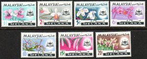 Malaya - Malacca Sc #67-73 Mint Hinged