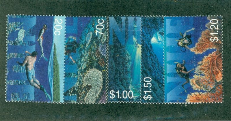 NIUE 707-11 MH CV $6.95 BIN $3.25