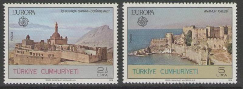 TURKEY SG2616/7 1978 EUROPA MNH 