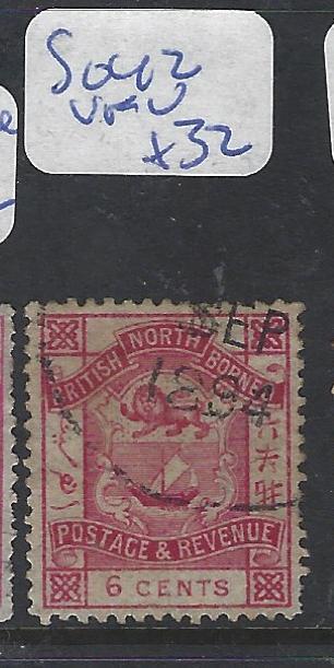 NORTH BORNEO (P2810B)  6C  P&R  SG 43  CDS  VFU