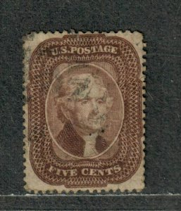 US Sc#29 Used/VF, Small Tear At Top, Cv. $350