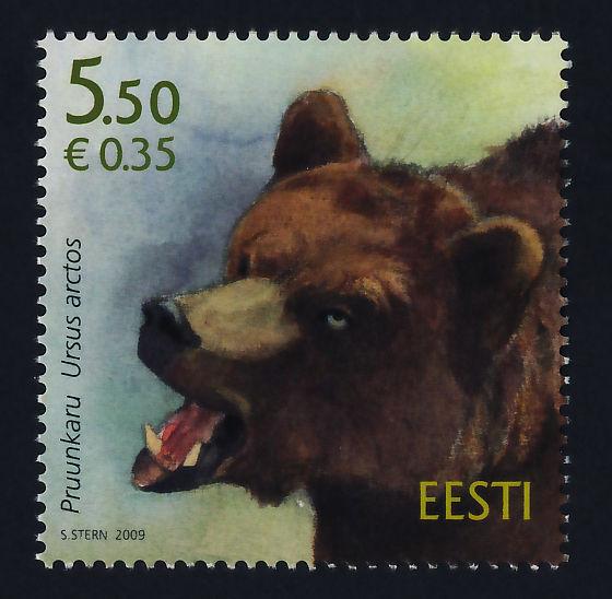 Estonia 622 MNH Animal, Bear, Ursus arctos