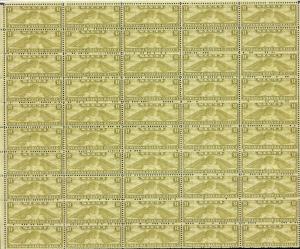 US Sc#C17 M/NH Sheet Of 50 Stamps