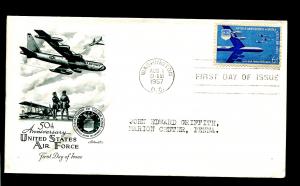 US C49 ADDR 6c Air Mail 50th Anniv USAF ArtMaster