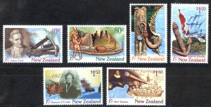 New Zealand Sc# 1413-1418 MNH 1997 Discoverers