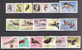 St Kitts 1981 Birds definitive set (without imprint date)...