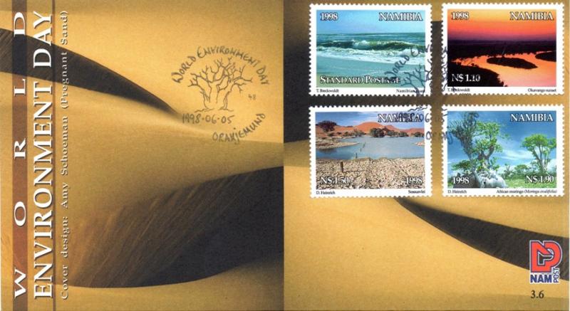 Namibia - 1998 World Environment Day FDC SG 802-805