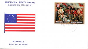 Burundi, Worldwide First Day Cover, Americana