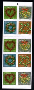 SWEDEN Scott 2591e Self Adhesive Christmas 2008 booklet