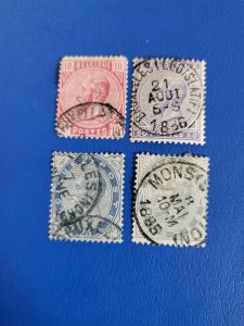 Stamps Belgium 45-8 used