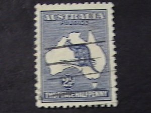 AUSTRALIA # 39-USED---DARK BLUE ---1915