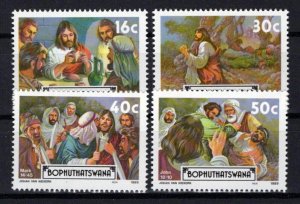 South Africa Bophuthatswana 220-223 MNH Easter Jesus ZAYIX 0424S0133M