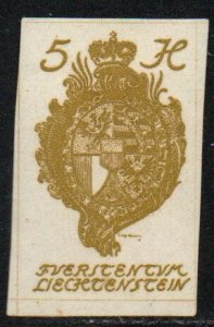 Liechtenstein Sc #18 Mint Hinged