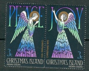 Christmas Island #55 - 56 MNH attached pair