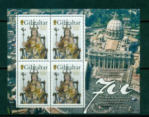 Gibralter - Sc# 1182. 2009 Our Lady of Europe. MNH Sheet of 4. $18.00.