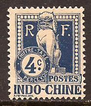 Indo-China  #  J - 6  Mint
