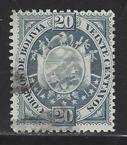 Bolivia Scott # 44, used