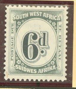 South West Africa #J90 Unused Single