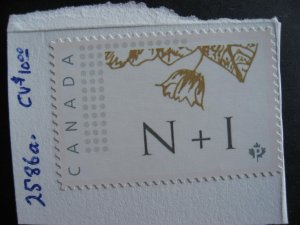Canada personalized postage N+I postally used, collector wrote on piece