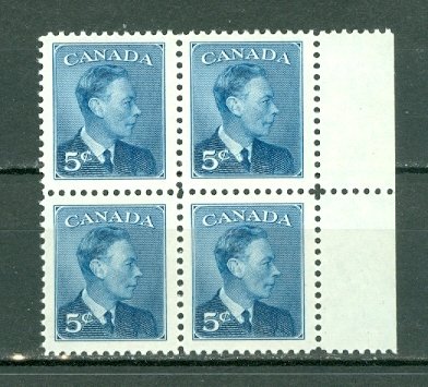 CANADA 1949 GEO.VI...#293...MARGIN BLK MNH